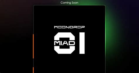 moondrop miad 1|Moondrop teases its first Hi.